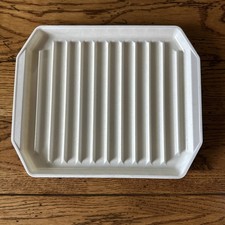 Nordic Ware Microwave Compact Bacon Rack Tray 10” x 8” #104 Made in USA Vintage