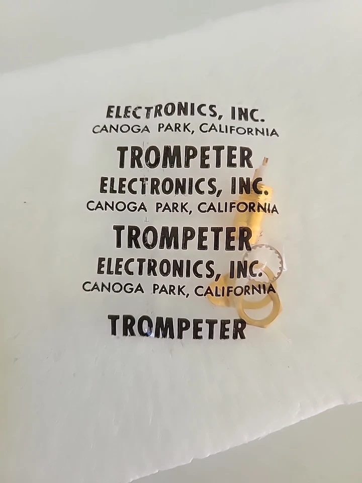 TEI 14949 BJ77 TROMPETER GOLD CONNECTOR,  New/factory Sealed  - Image 4 of 4