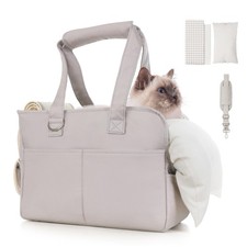 Dog Purse Carrier for Small Dogs Puppies Up 10 Lbs, Soft Cotton Tote Pet Sh...