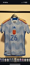 Adidas Authentic Player Issue 2022-2023 Pedri Away Jersey Size S #26 BNWT Spain