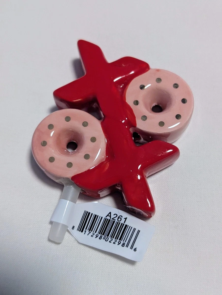 Mini Nora Fleming - Chaussure Talon Haut Rouge - Édition Rare Retirée - Céramique