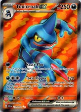 Toxicroak ex 232/198 Ultra Rare Holo SV01: Scarlet & Violet Base Set NM Pokemon