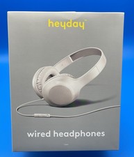 One Pair Heyday Wired Headphones with Microphone Sealed Box - New