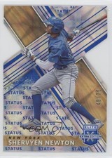 2019 Panini Elite Extra Edition Status Blue Die-Cut 45/75 Shervyen Newton 1j8