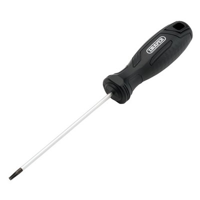 Draper Torx Star Hard Grip Screwdriver T10 x 100mm Magnetic Tip 13560
