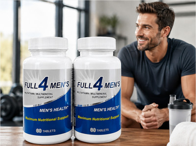 2 Pack Full 4 Men's Multivitamin Multimineral Supplement 120 Tablets vitaminas