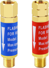 Oxygen Acetylene Flashback Arrestors Set Regulator End
