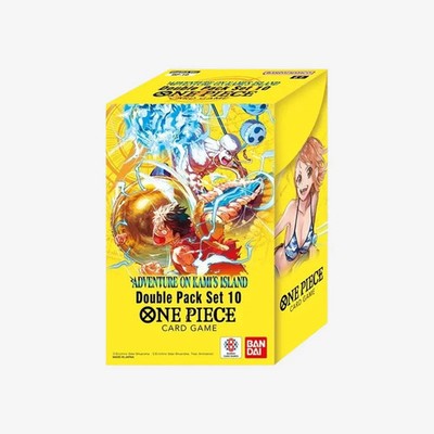 2x ONE PIECE CARD GAME - Double Pack Set DP-10 - Adventure on Kami s Island - EN