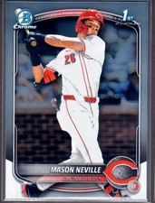 2025 Bowman Chrome Draft #BDC109 Mason Neville 1st Bowman A2