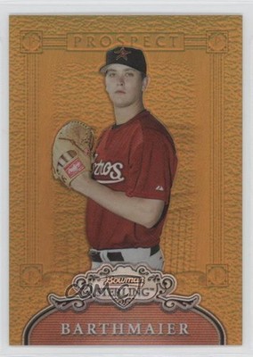 2006 Bowman Sterling Prospects Gold Refractor 10/10 Jimmy Barthmaier y0i