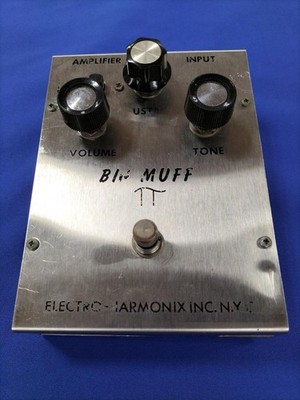 Electro-Harmonix Big Muff Pi V1 Early Vintage Fuzz Guitar Pedal Used