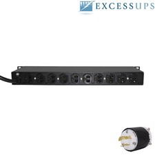 APC AP9557 Basic Rack PDU 1U, 2400VA 20A 120V Input:L5-20P, Output: 10 5-20 -...