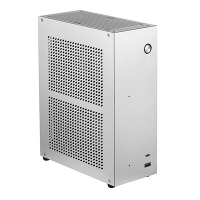 Desktop-Chassis ITX-ComputergehäUse Mini-NAS-ComputergehäUse Duale 3,5-Zoll9128