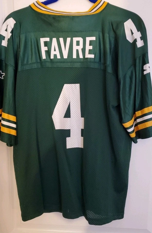 Camiseta deportiva vintage para mujer Brett Favre Packers talla XL #4 Green Bay Foto 4 de 4