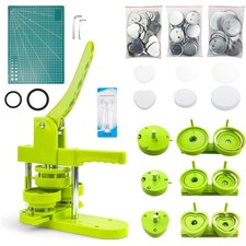 Button Maker Machine Multiple Sizes 2.25in 3in 2.24in Heart-Shaped 58/75mm/Heart