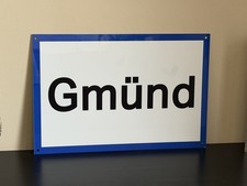 Gmund Austria City Sign 18x12 Inch Blemished Discounted