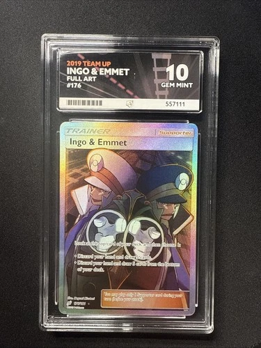 Pokemon TCG Ingo & Emmet 176/181 Team Up ACE 10