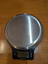 Amazon Basics Stainless Steel Digital Kitchen Scale with LCD Display, Batteries