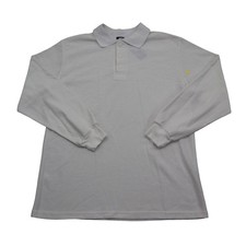 Joy Land Shirt Youth 18 White Chest Button Long Sleeve Collared School Uniforms