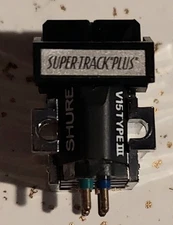 SHURE V15 TYPE III CARTRIDGE W/SUPER TRACK PLUS STYLUS TESTED NICE