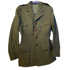 WW2 SHAEF Patch Military Uniform Jacket Tunic Vintage Army Officer OD Green