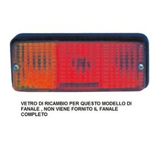 VETRO RICAMBIO SINISTRO PER FANALE COD 640611 ACCESSORI CARRELLO BARCA NAUTICA