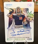 Bo Jackson Battle Arena Update BFA-178 Caveman Auto Inspired Ink Johnny Damon