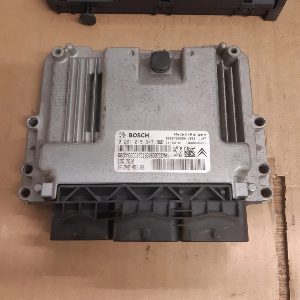 CITROEN C3 PICASSO 1.6 HDI DIESEL 9HP ECU LOCK SET KIT IGNITION SPEEDO (G3) - Image 3 of 4