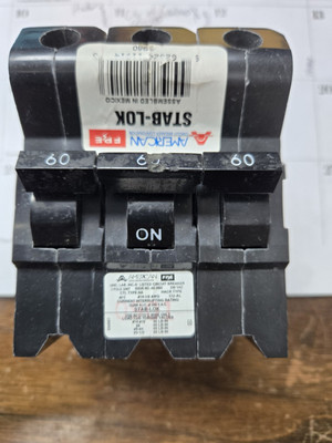 NA360 FPE AMERICAN CIRCUIT BREAKER USED HAS HUMP FREE SHIPPING