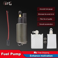 Fuel Pump Replacement w/ Installation Kit Strainer E2312 Black High Performance