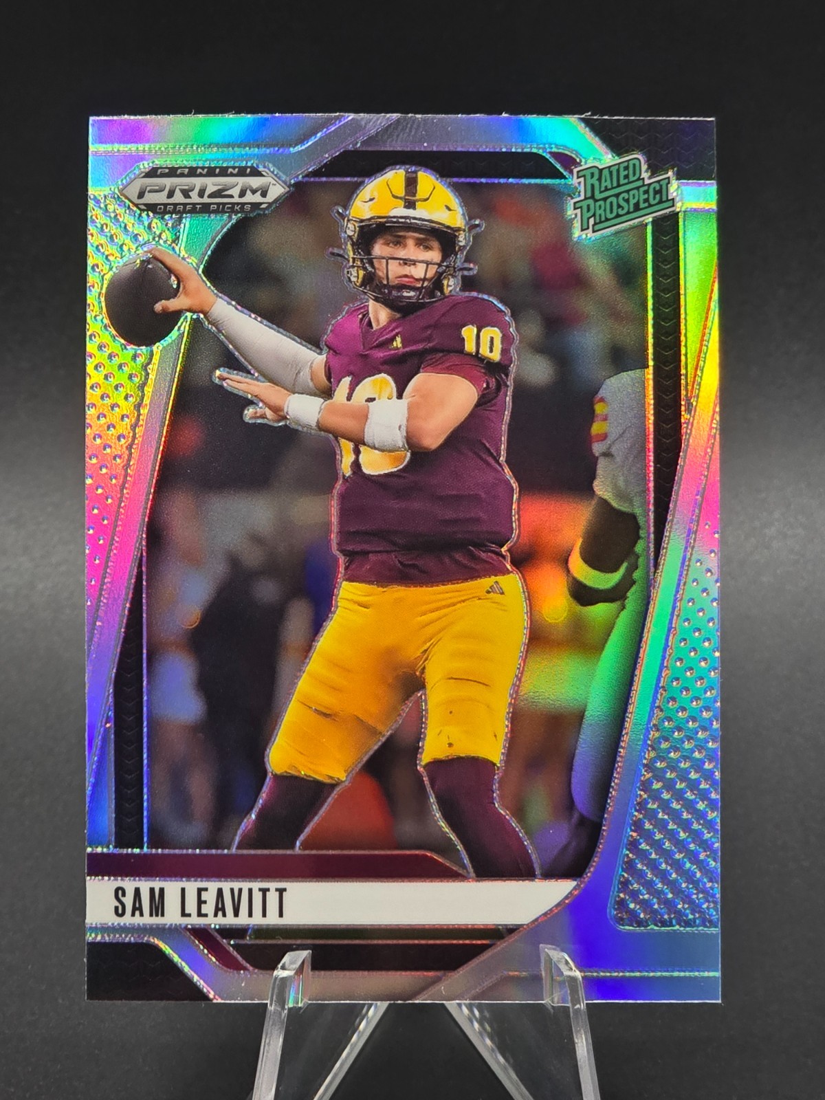 2025 Prizm Draft Picks SAM LEAVITT Rated Prospect Silver - ASU