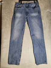 Levis 514 Jeans Men's W34xL32 Fading Creasing