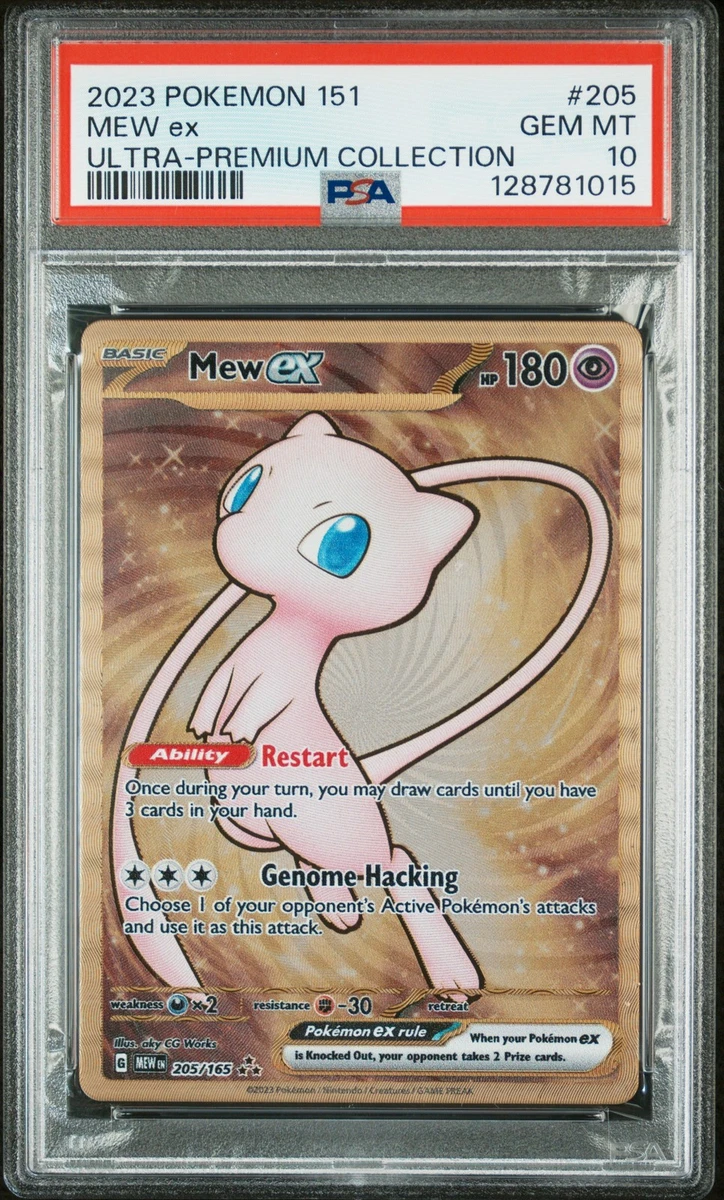 Mew Pokémon TCG Professional Sports Authenticator (PSA) Grade 10