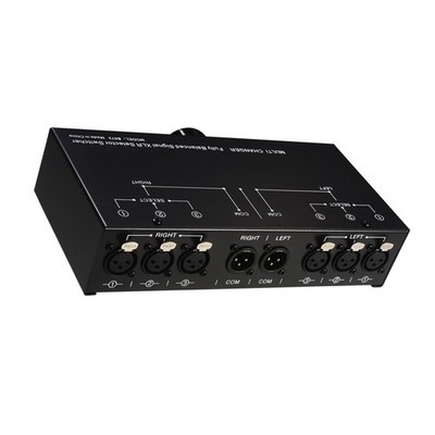 3 Way Passive Stereo Sound Switch 3 In 1 Out XLR Balanced Signal Selector Ho SET