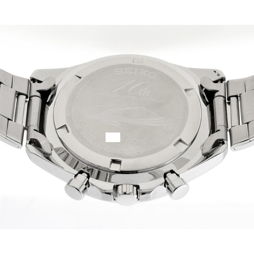 Seiko Chronograph E5 Series Hayabusa 10th Anniversary Watch 8T63-00R0 Used From image 4