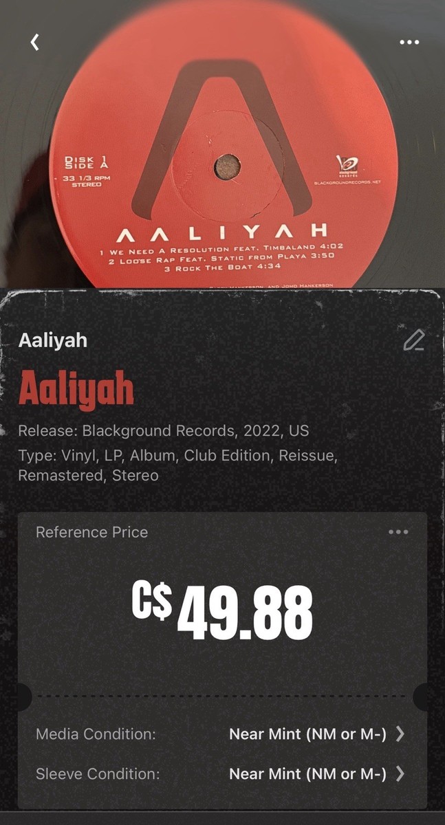 aaliyah vinyl | eBay