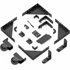 Sliding Gate Hardware Kit, Heavy Duty Fence Gate Kit with Roll Wheels, Univer...