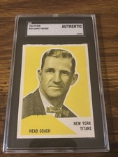 1960 Fleer - Sammy Baugh PROOF #20 HOF Test Progressive 1/1 SGC