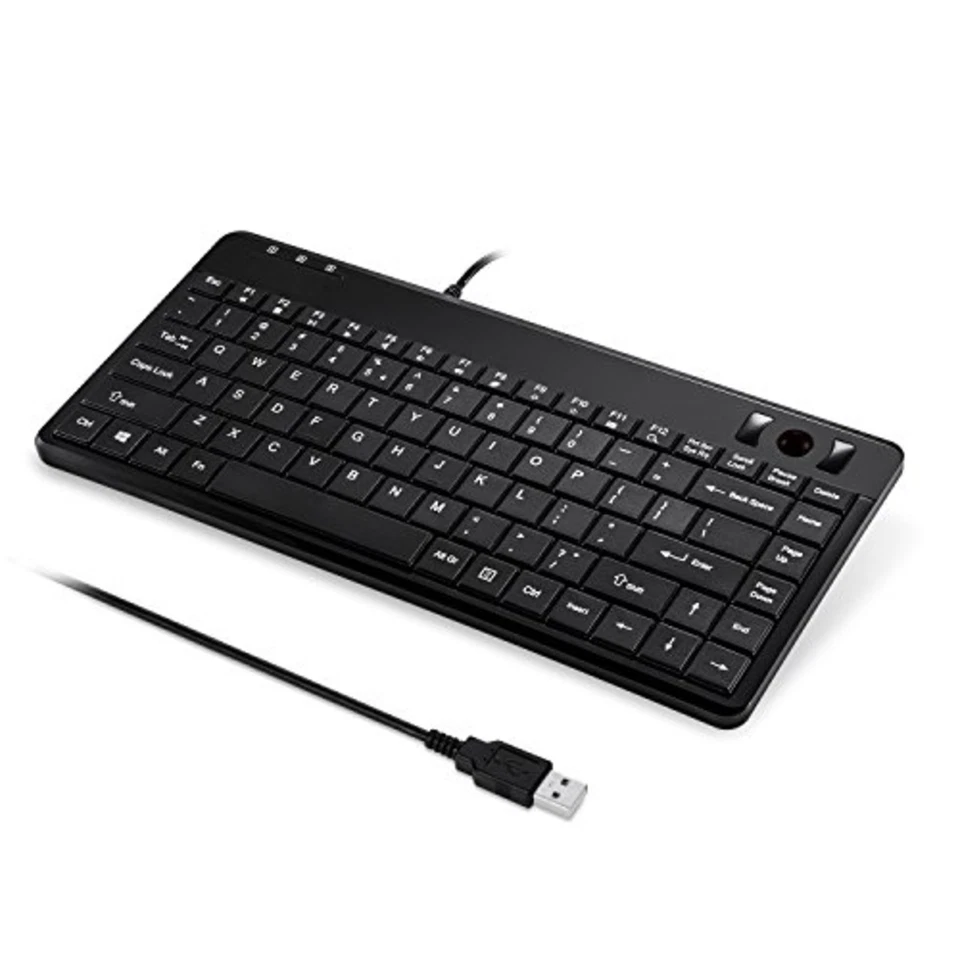 Perix PERIBOARD - 505H PLUS US, keyboard with trackball - 2 USB hubs - 14 mm F/S - Image 2 of 4