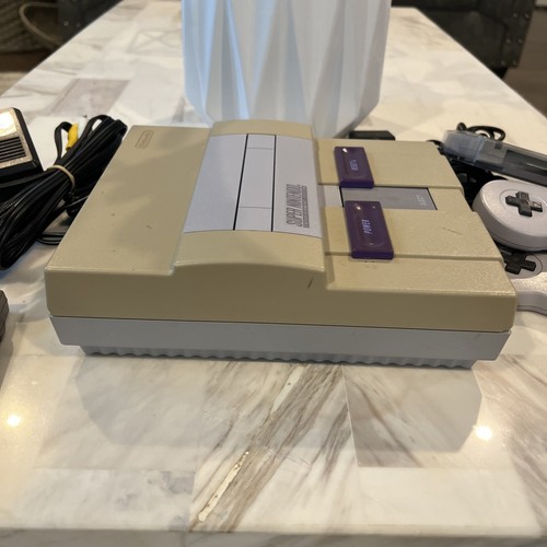 Super Nintendo SNES Console Complete with Original Controller Super Mario World - Picture 12 of 17