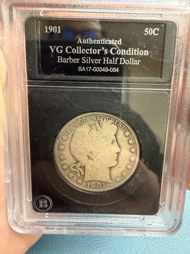 1901 P Philadelphia Mint Barber Half Dollar