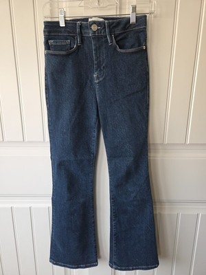FRAME Le One Crop Mini Boot Jeans Women s 1 (26x27)  Stretch