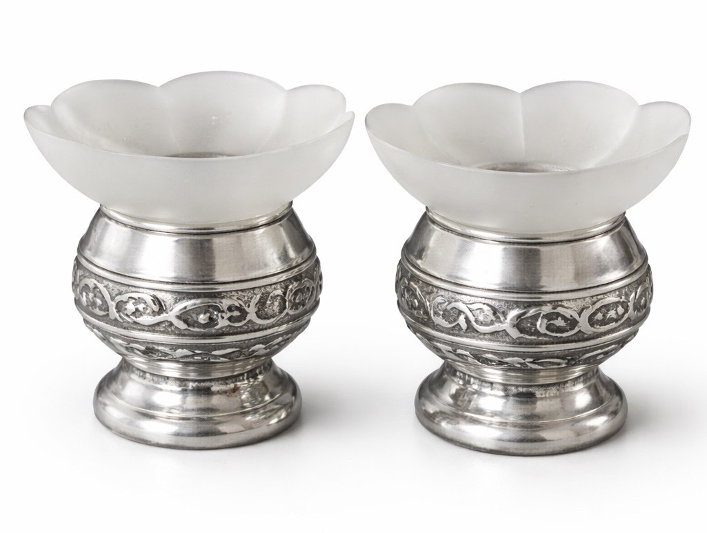 S Pair Scalloped Rim