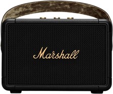 Marshall Kilburn II Portable Bluetooth Speaker, Black and Brass
