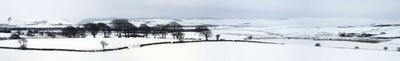 Winter Hills N gauge Backscene (9''x10 ) ID Backscene ID402N