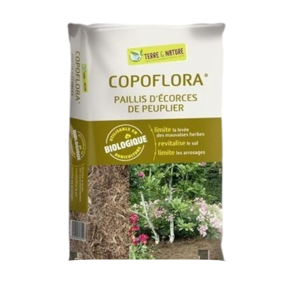 Paillis fibre de peuplier 60 l anti-évaporation F-PAI002 pour massifs