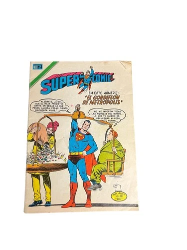 vintage Mexican Superman comic book “el Gordiflon De Metropolis”