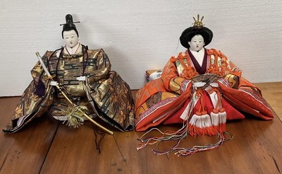 Traditional Japanese Hina Dolls   The Emperor & The Empress