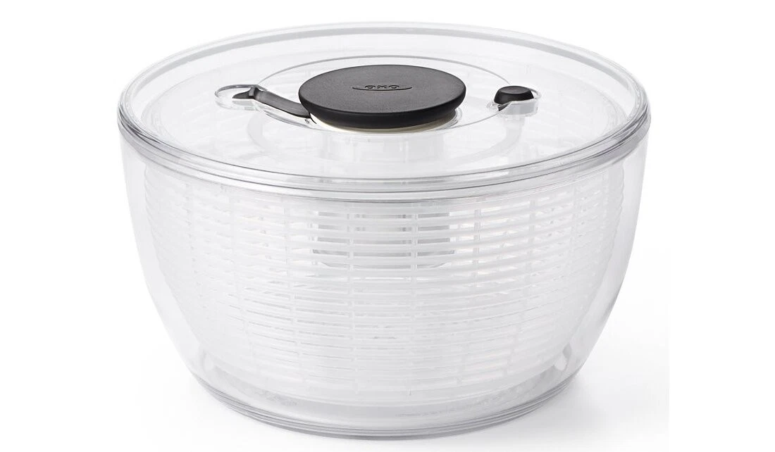 OXO 32480 Salad Spinner Good Grips White/Clear Plastic White/Clear