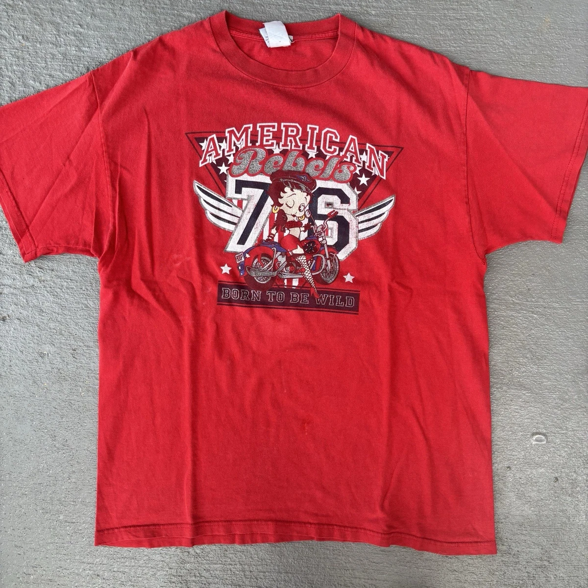 Betty Boop Biker T-Shirts for Men for sale | eBay